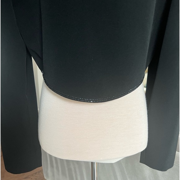 NWOT Daymor Couture beaded dressy jacket New Small shoulder pads. Open style - Picture 2 of 6
